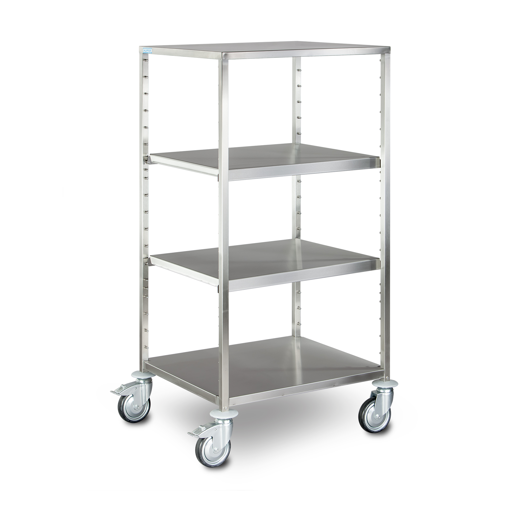 Sterile Goods Transport Trolley Fixed And Variable Shelves Hupfer