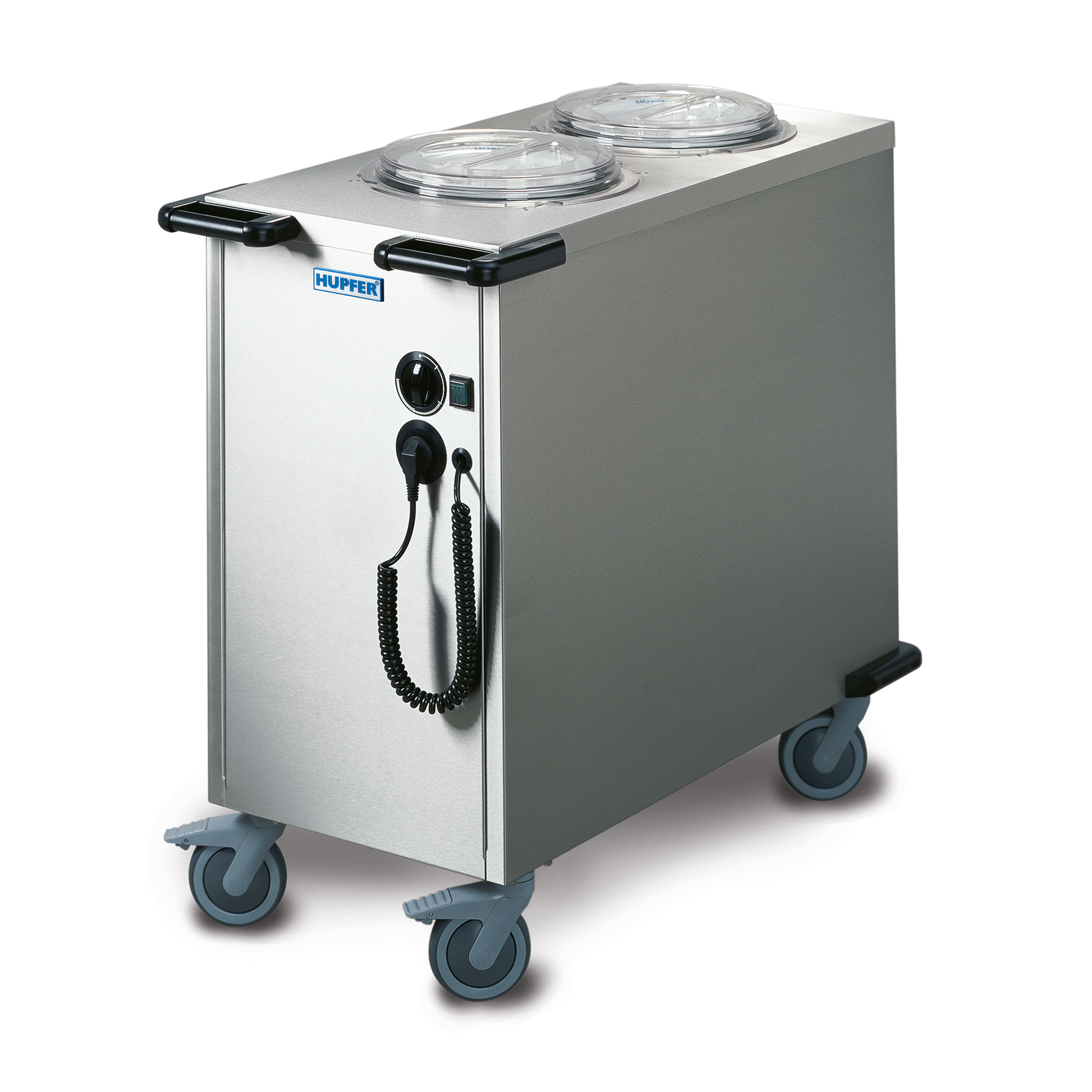 Plate dispenser with fanassisted heating up to 100 °C, For plate ø 190