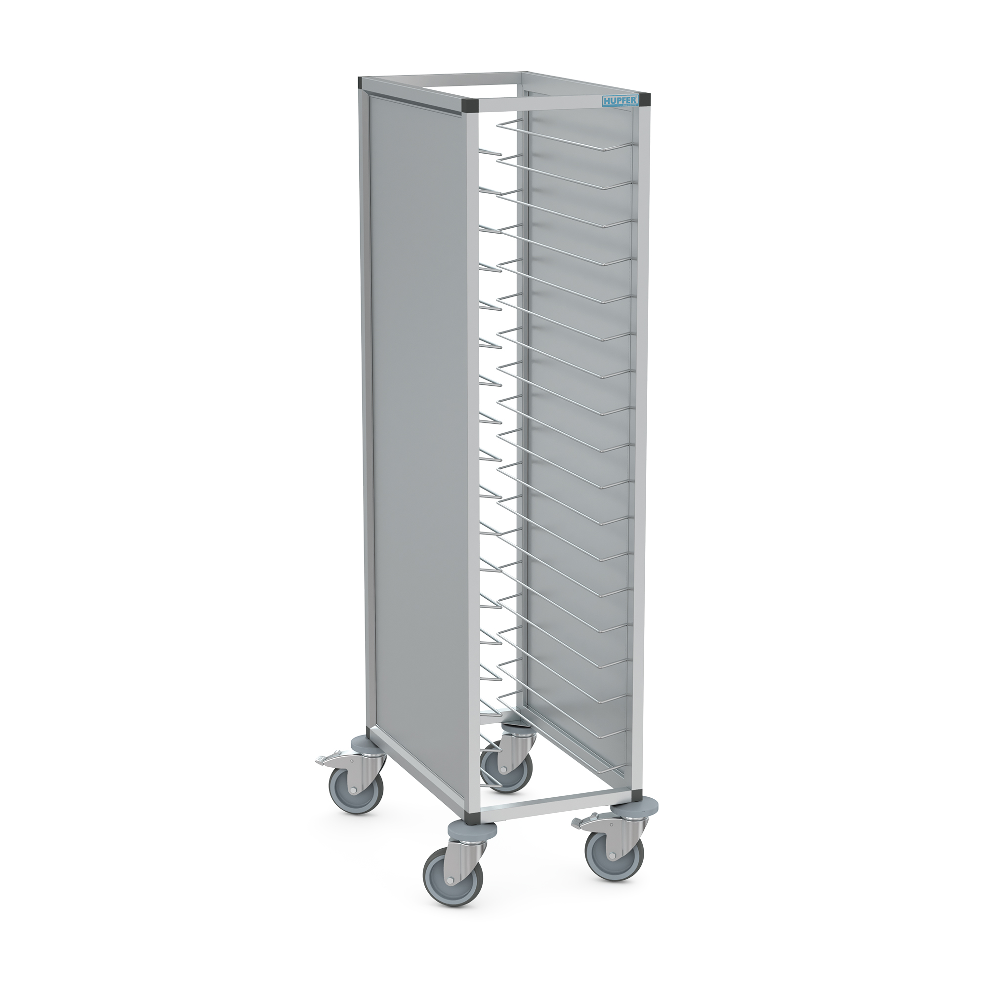 Tray Clearing Trolley For 18 GN Trays, Pitch: 75 Mm | Hupfer