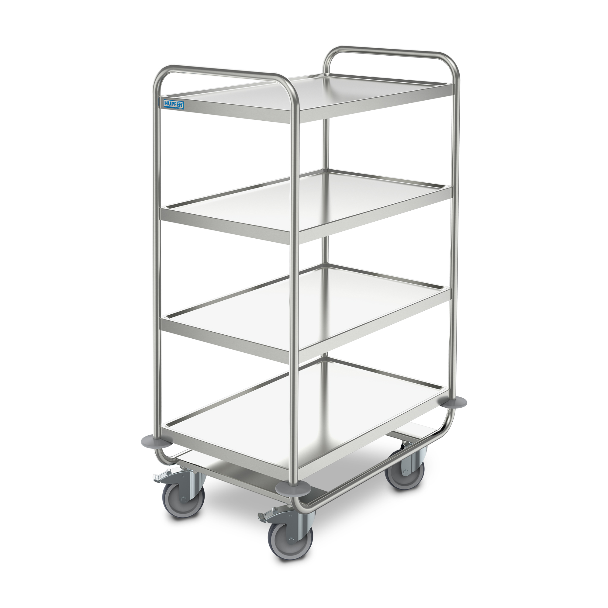 Heavy-duty General Purpose Trolley, 4 Shelves | Hupfer